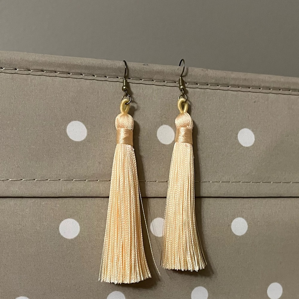 Tassel Earrings. Hand Assembled.